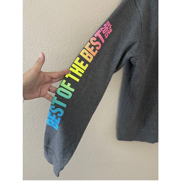 Nike Surf Cup BEST OF THE BEST 2015 Mens Full Zip Up Hoodie Gray SZ Medium - GUC - Picture 6 of 13